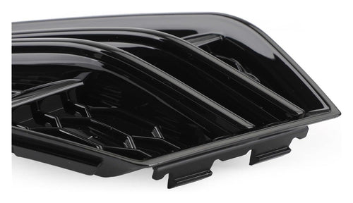 1 Pair Front Fog Light Cover Bumper Grille Compatible for AUDI A4 B9 2016 2017
