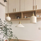 2 Pack OTTOSON SEEAIRSHOP Modern Ceramic Pendant Light Fixtures Nordic Cylinder