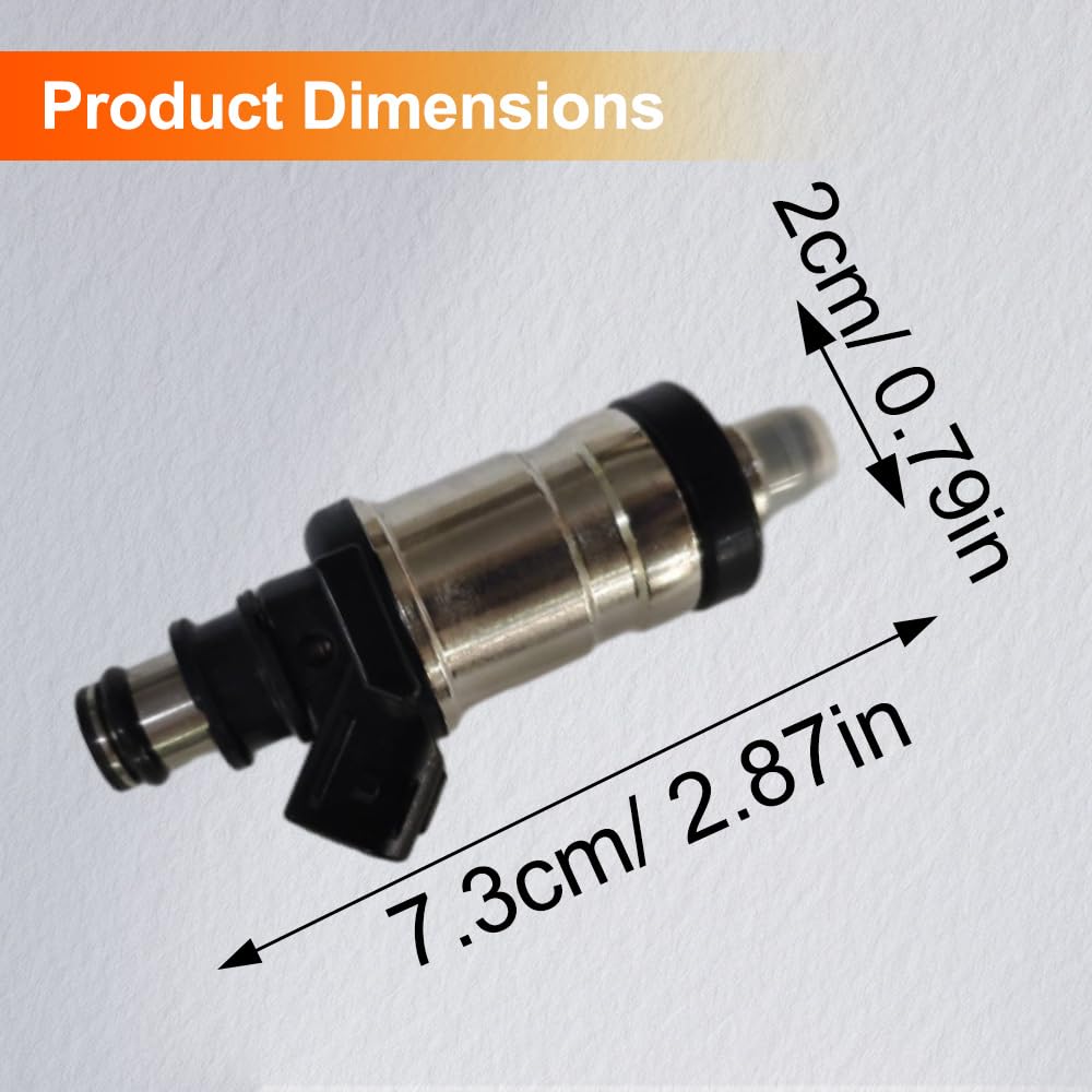 5Pcs Fuel Injectors Compatible with 1996-2002 Compatible with Honda Compatible