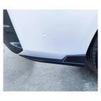 Carbon Fiber Look Rear Bumper Canards Splitter BMW G20 G28 M Sport 2019-2024