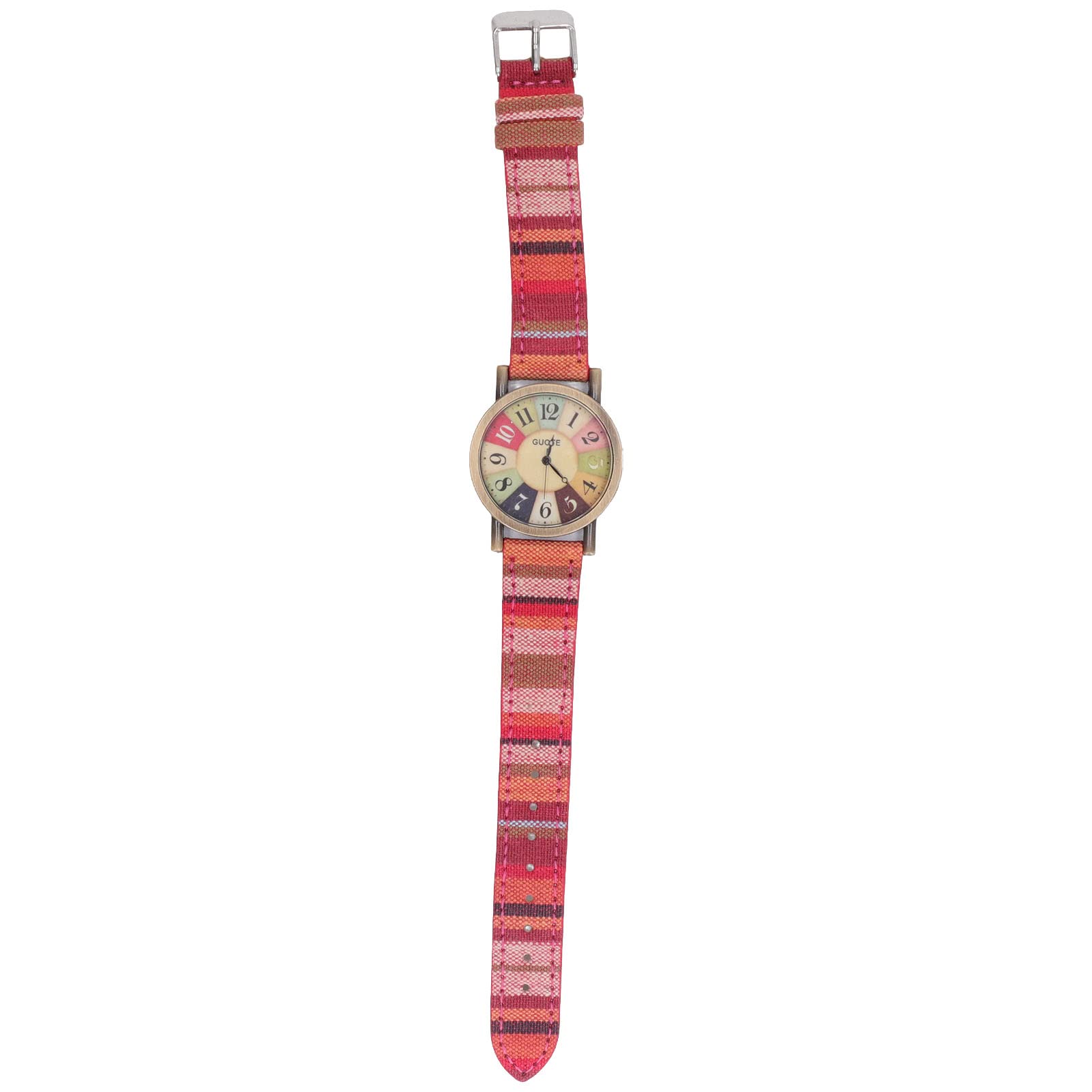 Mrisata Watch Multicolour Bohemian Style Brass PU Leather Women Watch Birthday