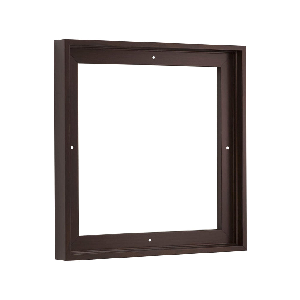 Pixy Canvas Floater Frame 11x11 for 3/4 (0.75) inch Deep Canvas Paintings/Canvas Prints/Wood Canvas Panels/Wall Art/Wall Decor/Home Decor/Artwork (Dark Walnut, 11 x 11 inch, Square)