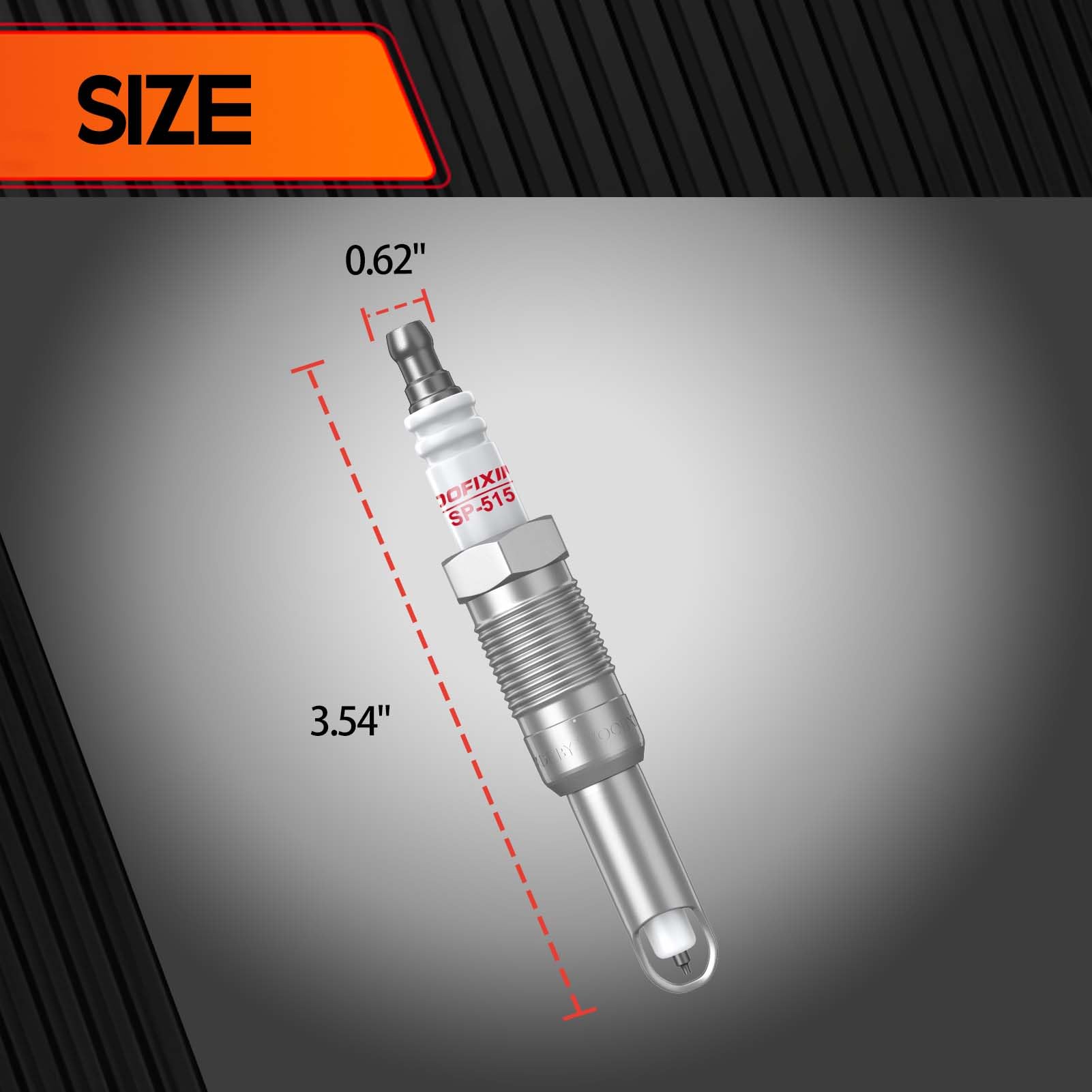 8X Spark Plugs SP515 SP546 Compatible with Ford F-150 5.4L, Expedition 1997-2014,F-250 F-350 Super Duty 4.6L 5.4 6.8L V8