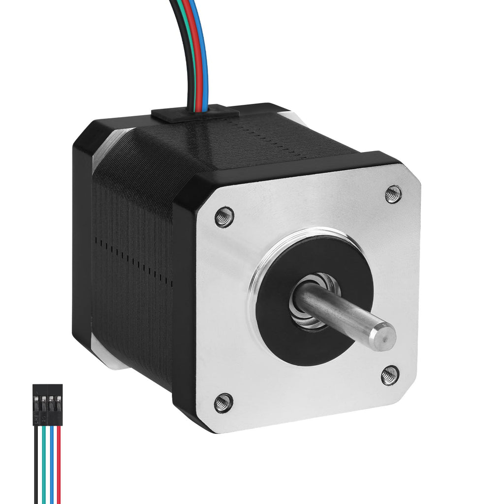 YEJMKJ Nema 17 Stepper Motor 42x47mm 0.6Nm (84.97oz·in) 2.3A 1.6Ω Bipolar