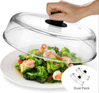 Mikro Innovations 10.5-Inch Glass Microwave Splatter Cover – Borosilicate Glass