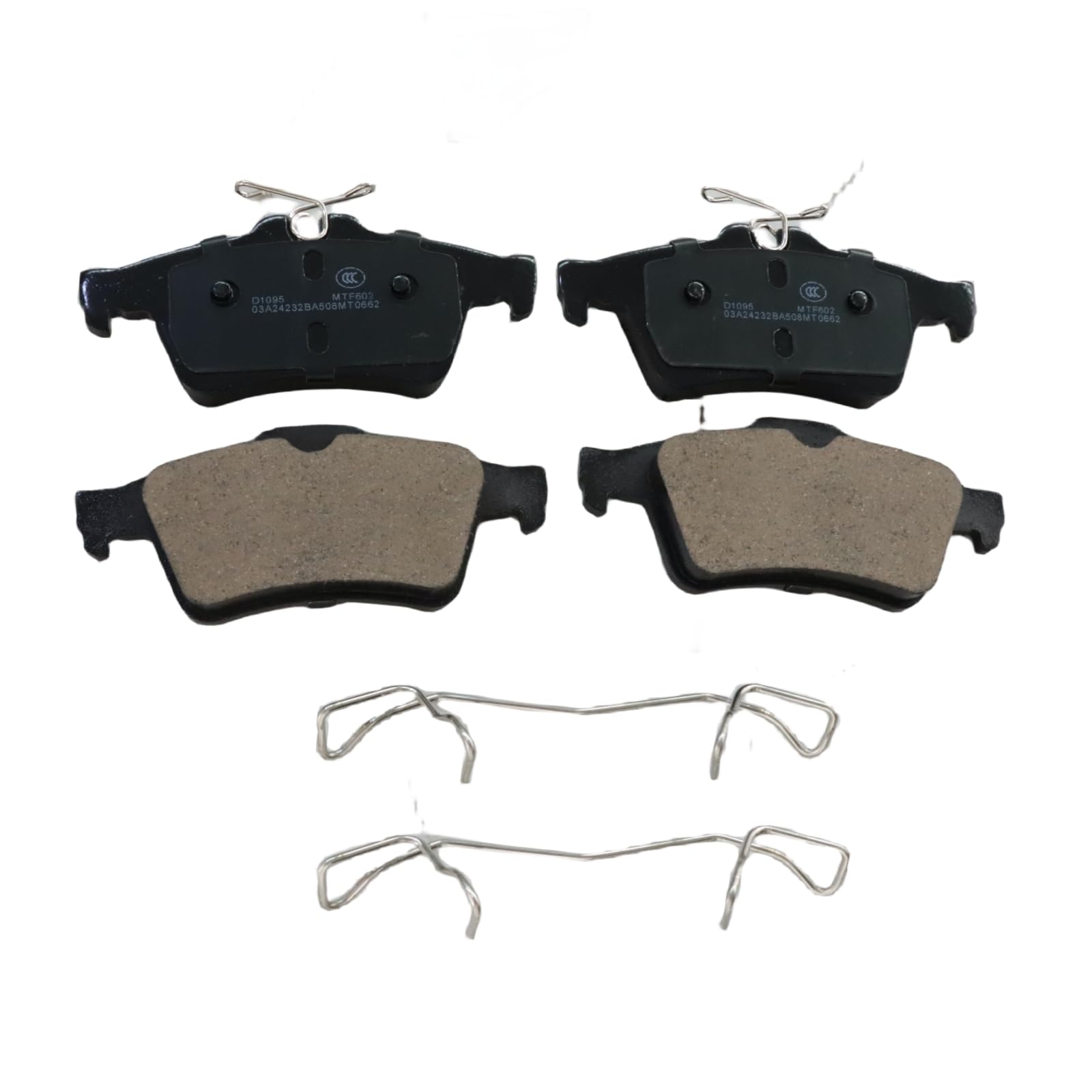 D1095 Ceramic Brake Pads Kit Ford Escape Focus Mazda 3 Volvo C30 V50