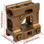 Gotical Micro Red Dot Riser Mount Picatinny Riser Mounts for T1 T2 H1 H2 Optic
