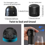 New 4/2/1PC Wine Stopper Reusable Bar Accessories Silicone Sealing Champagne