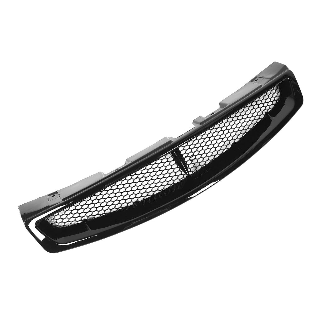 Keenso Gloss Black Front Upper Grille Mesh Grill for G35 Coupe 2003-2007