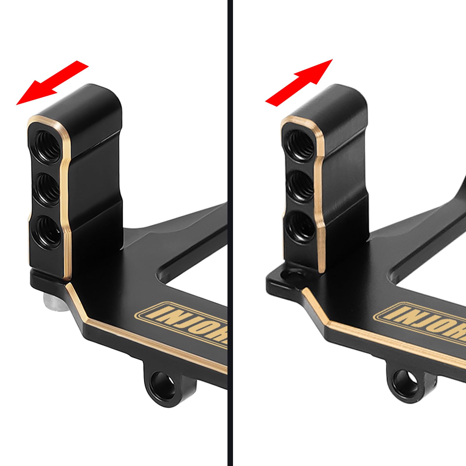 INJORA Brass Digital Servo Mount for 1/18 Redcat Ascent-18 Upgrade