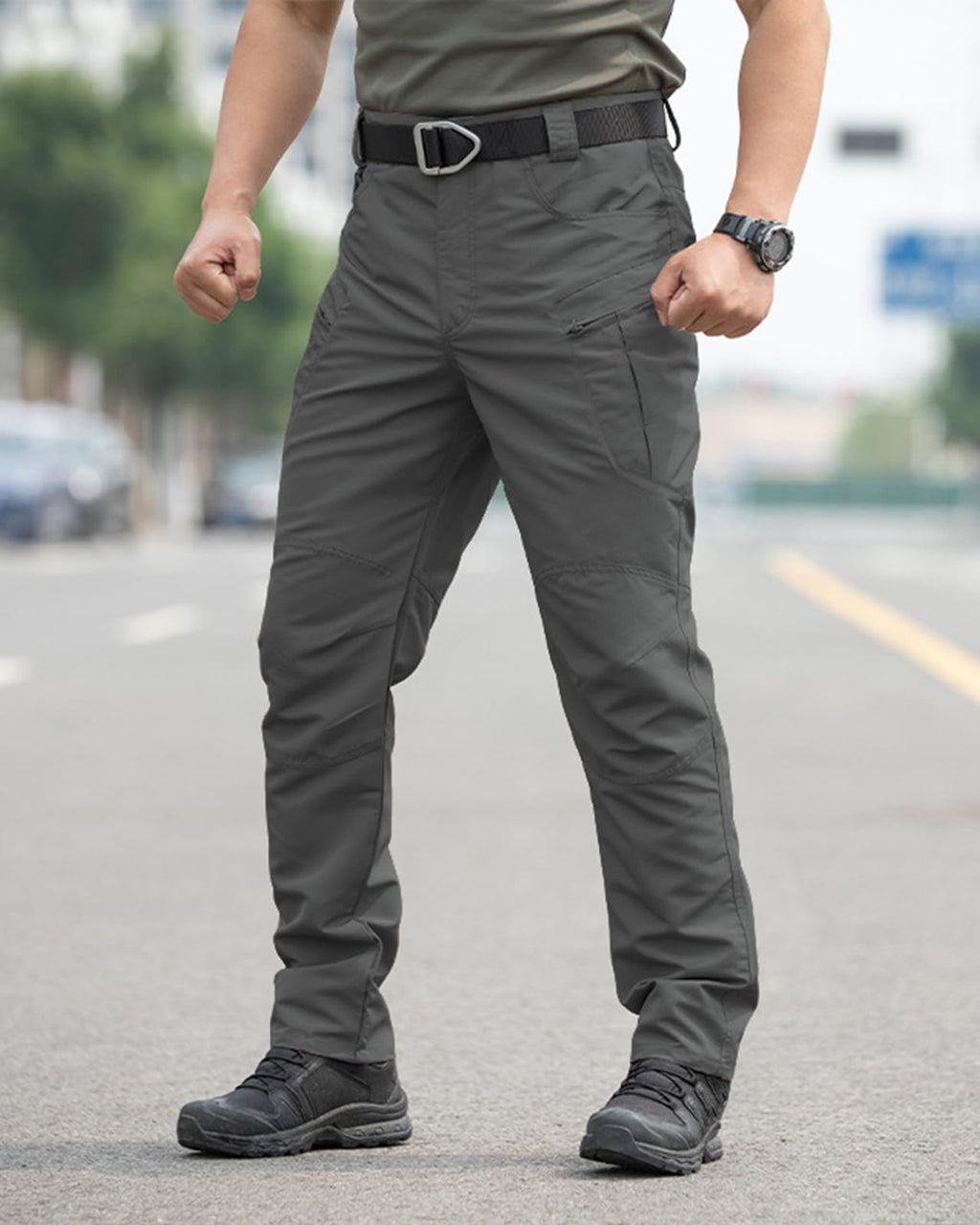 Men's Stretch Tactical Cargo Pants Waterproof Ripstop Lightweight Hiking Pants