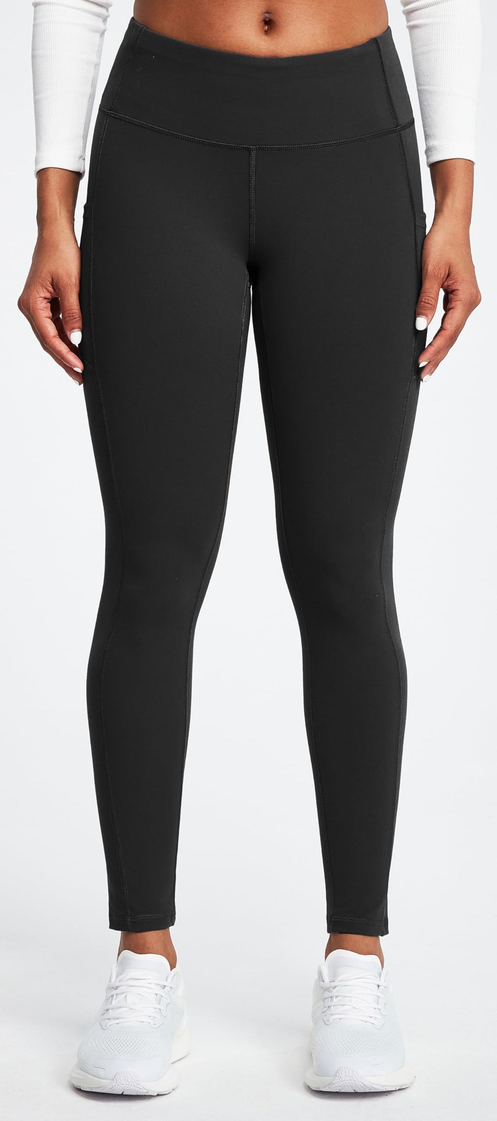 Heathyoga Fleece Lined Leggings with Pockets for Women Thermal Leggings Warm