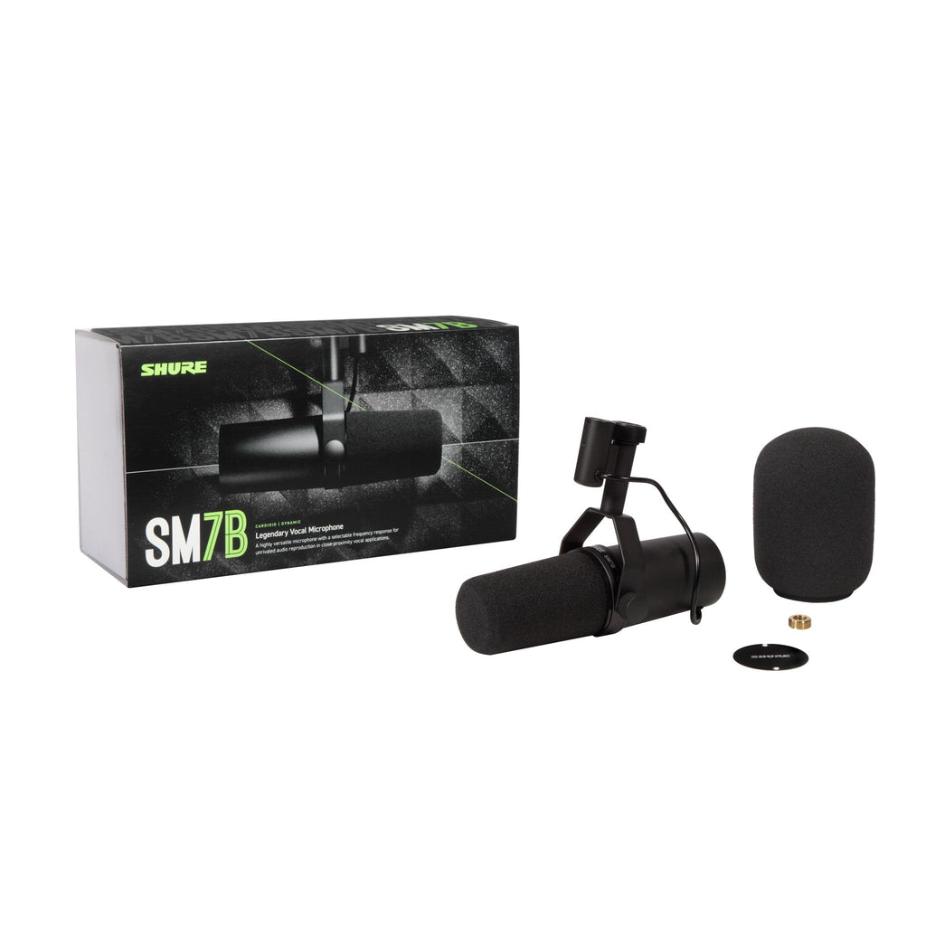 Shure SM7B Dynamic Studio Microphone - XLR Mic for Podcasting, Streaming, Vocal