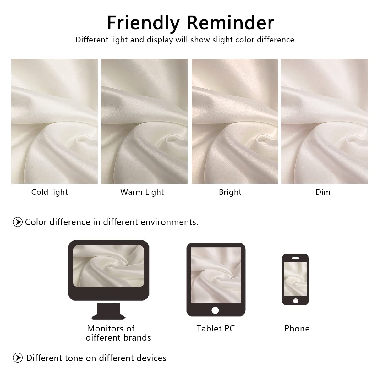 Silk Pillowcase for Hair and Skin, Mulberry Silk Pillow Cases Standard Size,
