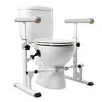 KMINA - Toilet Safety Rails for Seniors (330 lbs) Toilet Safety Frame