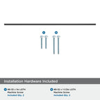 1 Pack Amerock | Cabinet Pull | Stainless Steel | 25-3/16 inch (640 mm) Center
