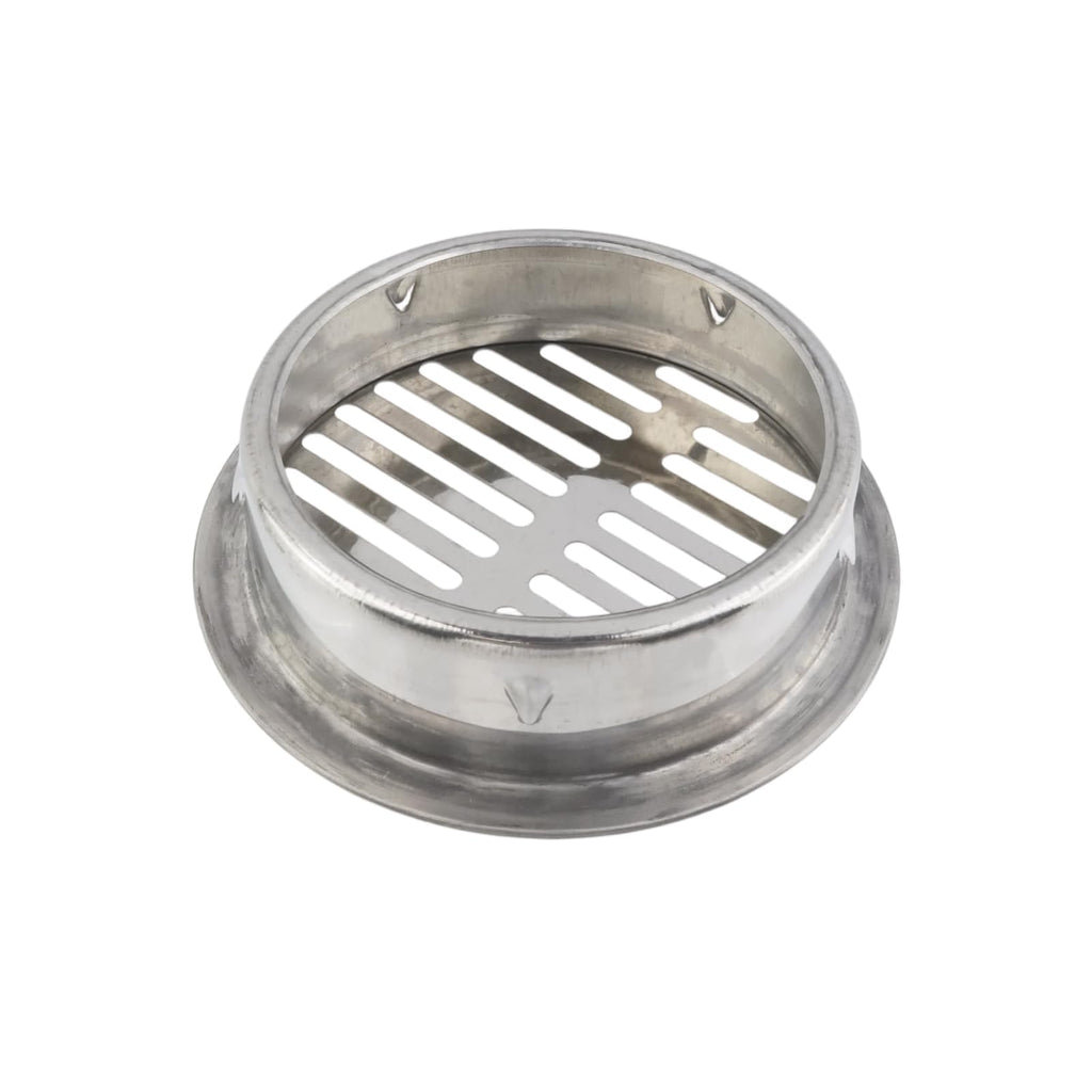 Dnyta 7in Floor Drain Cover, Stainless Steel Round Anti Blocking Round Grate