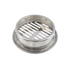 Dnyta 7in Floor Drain Cover, Stainless Steel Round Anti Blocking Round Grate