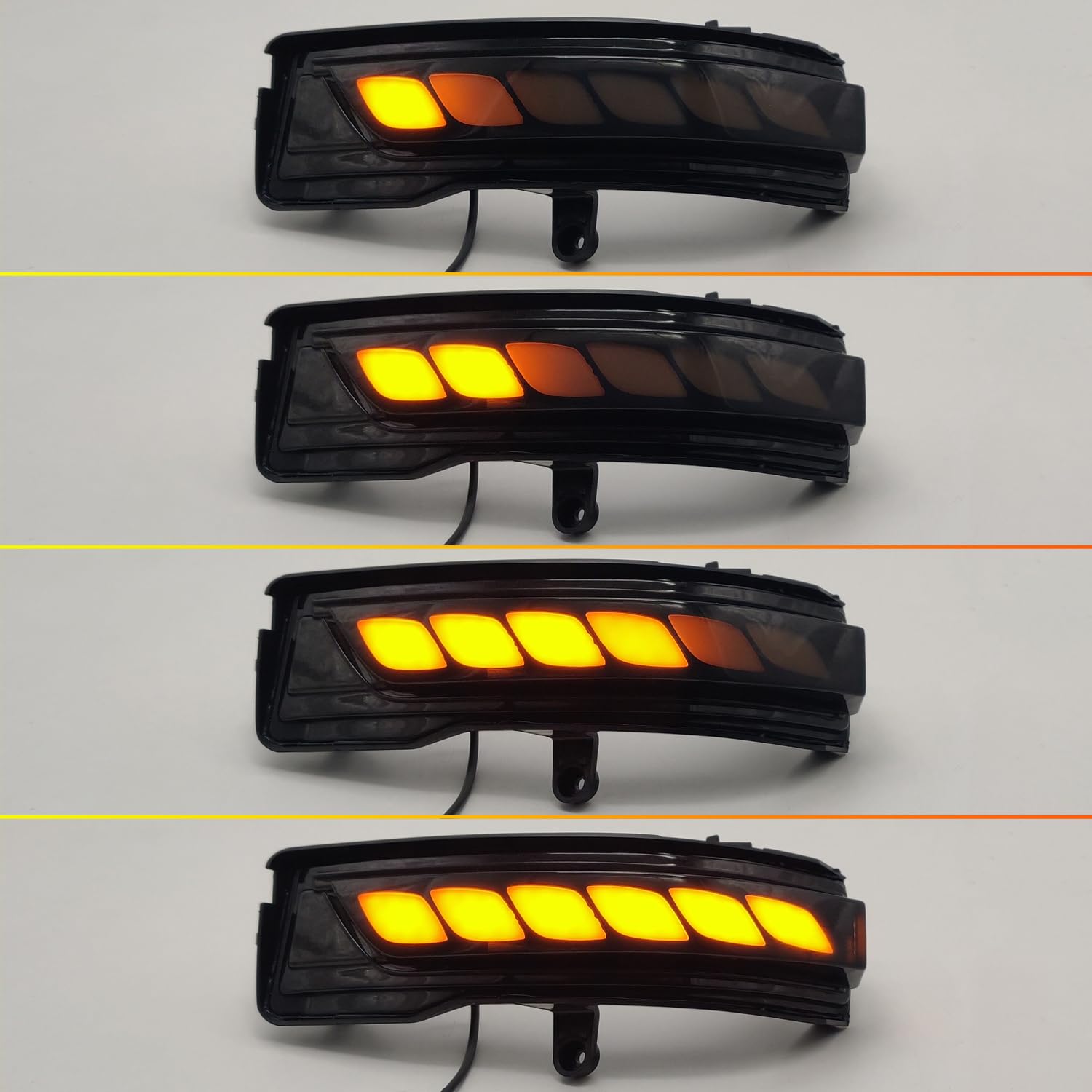 BHBP 2pcs LED Side Mirrors Turn Signal Lights,for Dodge RAM 1500 TRX