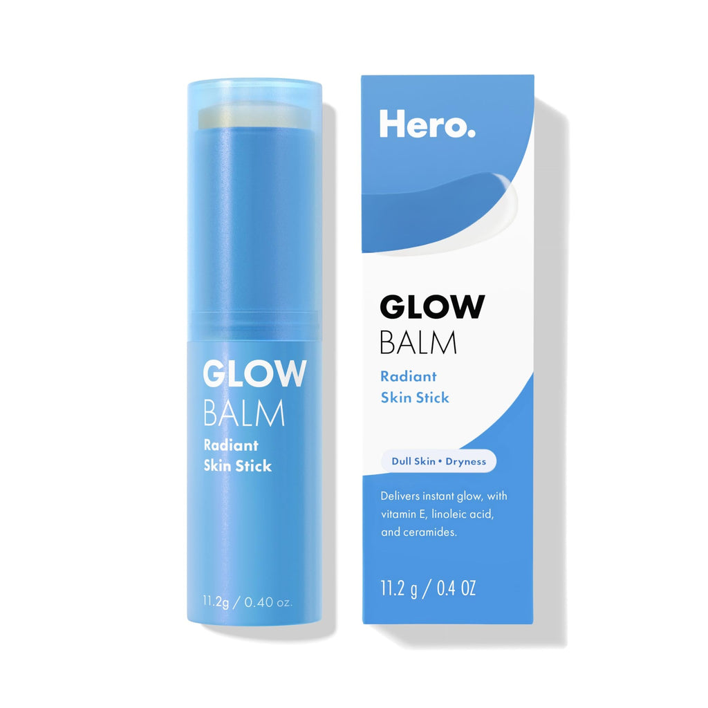 Hero Cosmetics Glow Balm Radiant Skin Stick – Instantly Gives Skin a Glowy