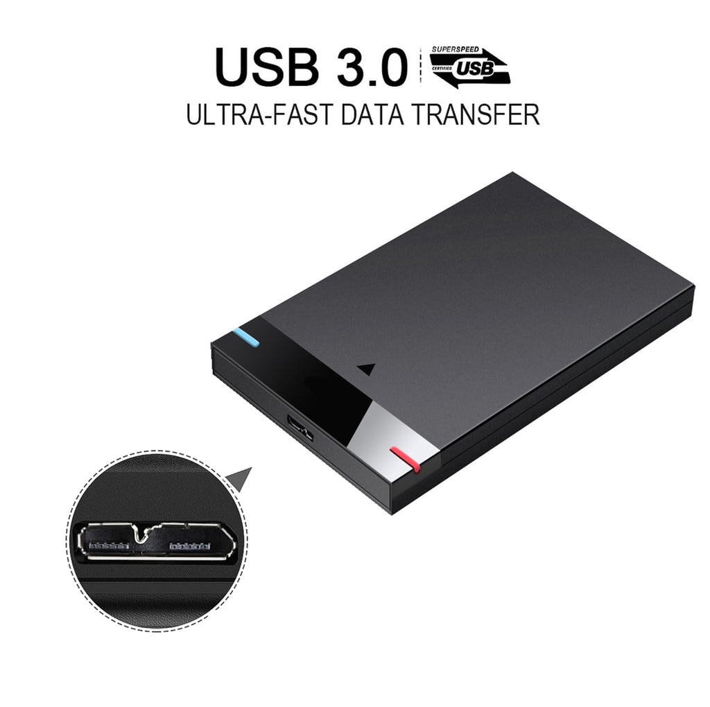 HWAYO 2.5'' 160GB Ultra Slim Portable External Hard Drive USB3.0 HDD Storage for