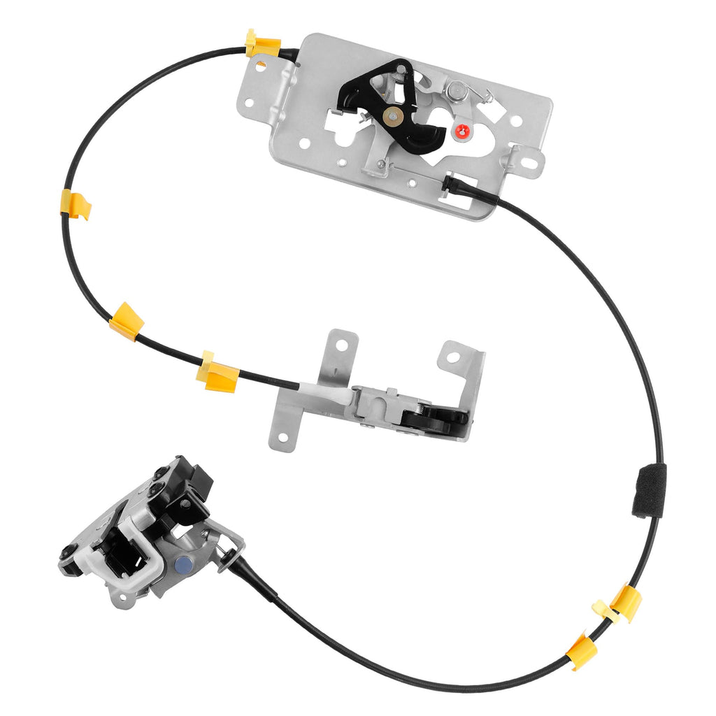 Rear Left Door Lock Latch Actuator, Upper and Lower Rear Left Driver Side, Compatible with 2004 2005 2006 2007 2008 Ford F150 Extended Cab Pickup, Repalces 6l3Z-18264A01-B 8L3Z18264A01B