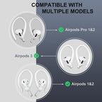 ICARERSPACE 2 Pairs AirPods Ear Hooks for AirPods Pro 2, Pro, 4, 3, 2 & 1 -