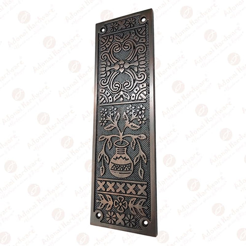 Adonai Hardware Decorative Aluminium Push Plate (10 Inch "Melchizedek" x 2 Pack,
