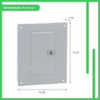 Square D Homeline 125A 8-Space 16-Circuit Indoor Load Center HOM816L125PC