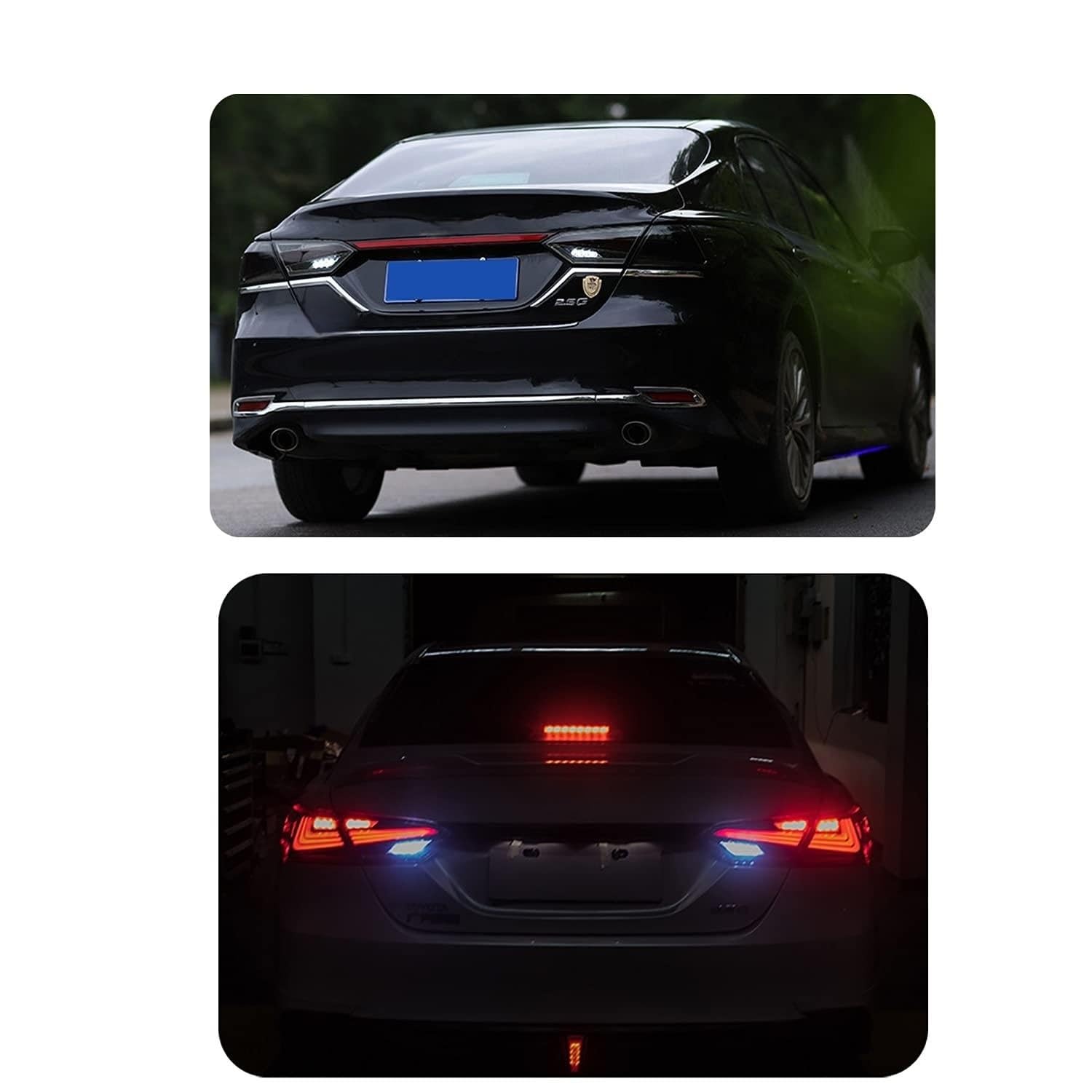 inginuity time LED Tail Lights For Toyota Camry 2018 2019 2020 2021 2022 Smoked