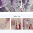 Face Hair Remover, New 2026 Model - Gentle, Pain-Free, Battery Operated - Pink,