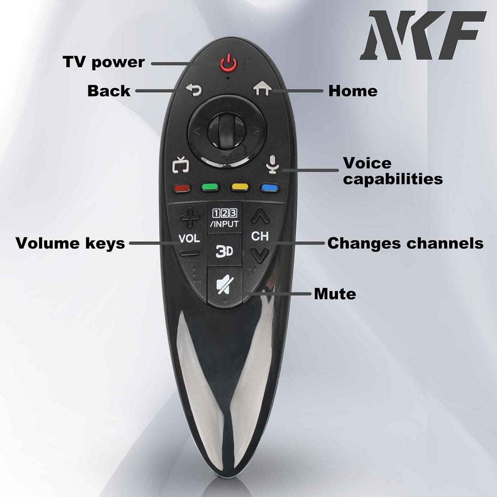 AN-MR500G ANMR500G Remote Control Replacement for L-G 3D Smart TV Remote MBM63935937 105UC9T-TA 60LB720V-ZG 50LB679V-ZF 47LB671V-ZF 39LB6500 42LB6300 55LB6300 65LB6300 77EG9700 79UB989Y-TA