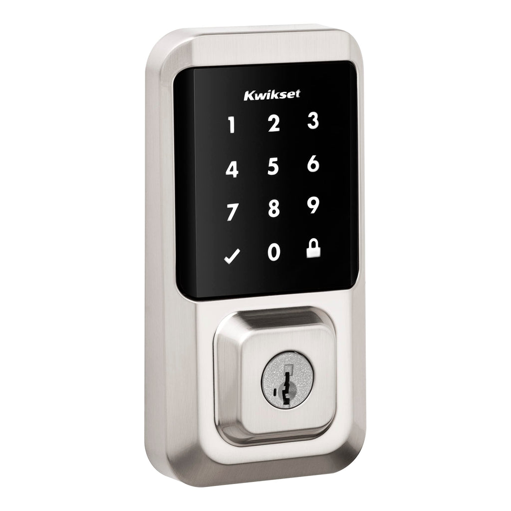 Kwikset Halo Wi-Fi Smart Lock Keyless Entry Deadbolt Touchscreen Satin Nickel