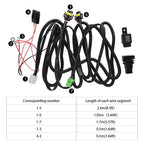 HUIQIAODS H11 880 881 H9 Fog Light Lamp Wiring Harness Socket Wire Connector