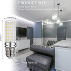 BOGAO E26 LED Bulb 12W 6000K White 80-100W Equivalent Bright Light