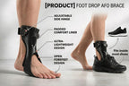 Foot Drop Brace AFO Brace for Walking – Ankle Foot Orthosis Drop Foot Brace for