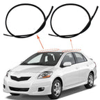 COOL STAR 2pcs Molding Side Drip Compatible with Toyota Yaris Sedan 2007 2008