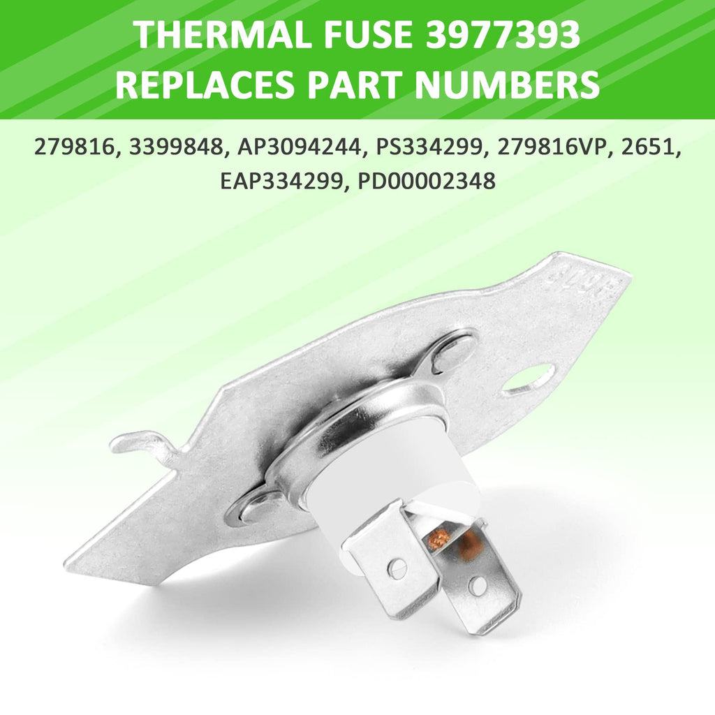 AMI PARTS 279816 Dryer Thermal Fuse & Thermostat Replacement Part Kit Replaces