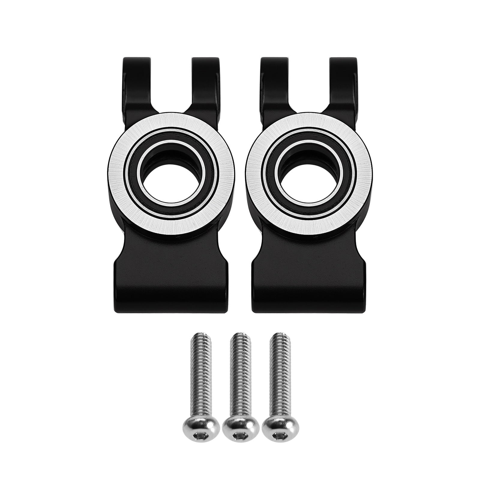 INJORA Aluminum Rear Hubs Replacement for 1/16 ARRMA Mojave GROM 1/12 Losi