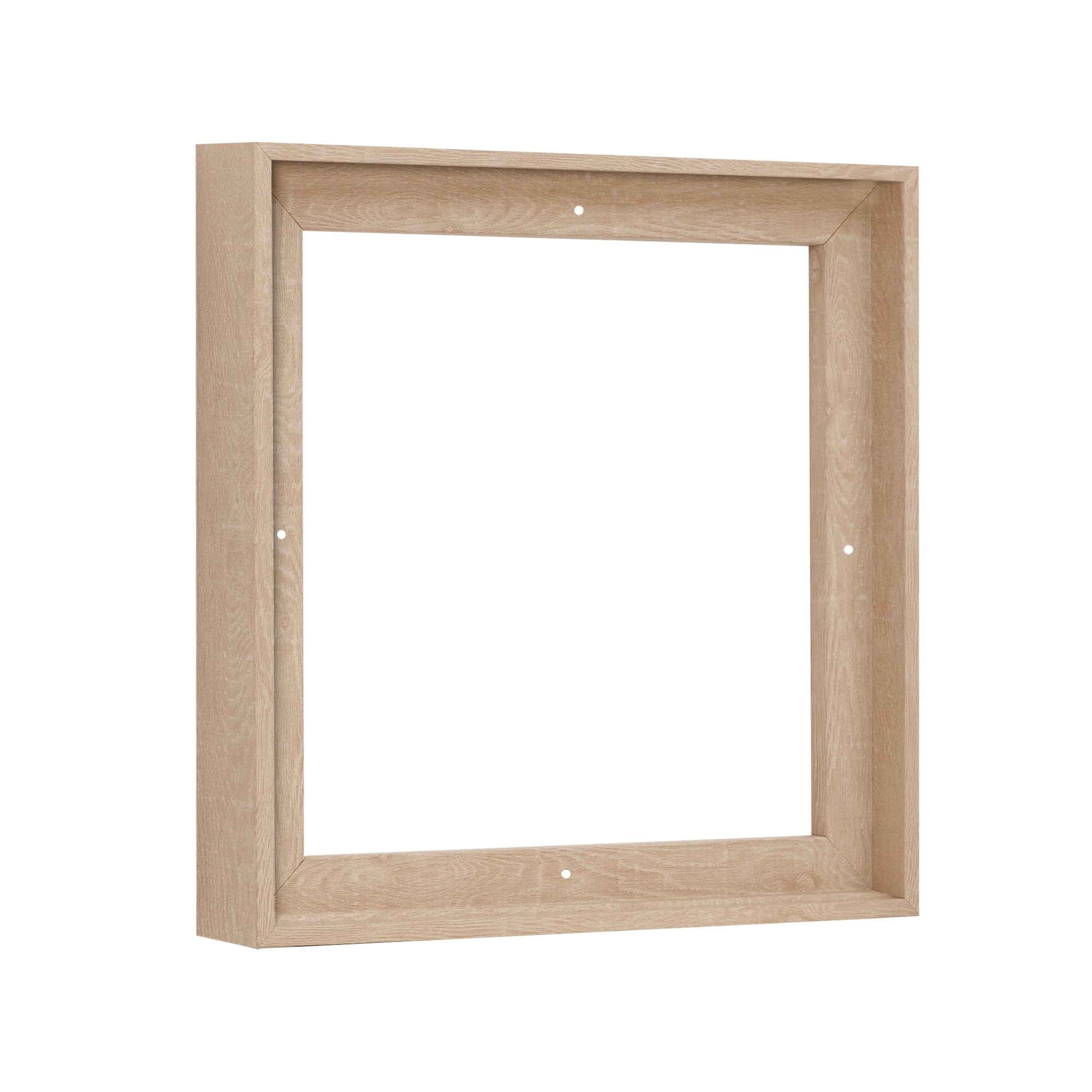 PIXY Canvas Floater Frame 24x24 Nordic White Oak for 1.5" Deep Canvas