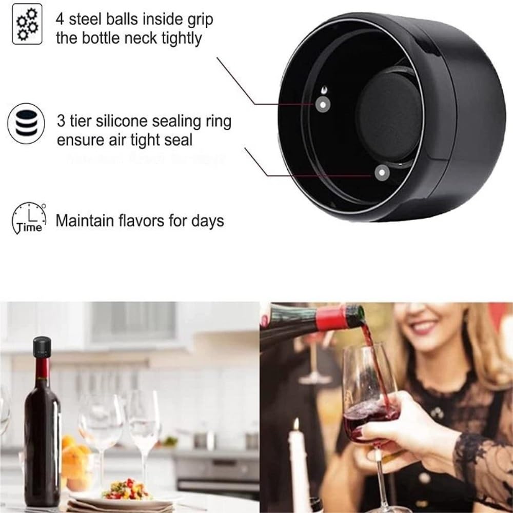 New 4/2/1PC Wine Stopper Reusable Bar Accessories Silicone Sealing Champagne