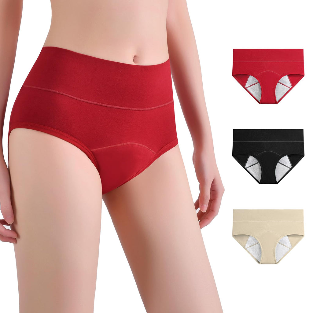 3 Pack XL YLHONE Women's Washable Incontinence Panties | Reusable Leakproof