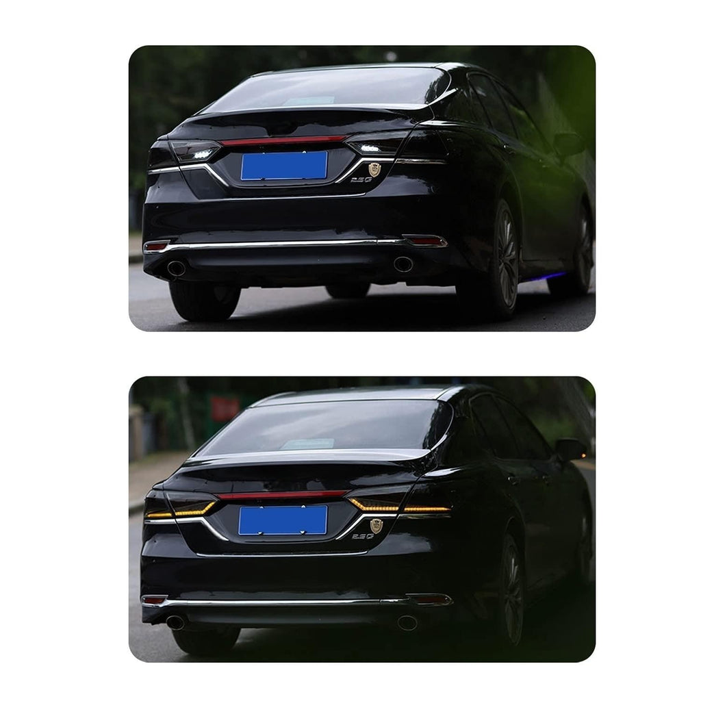 inginuity time LED Tail Lights For Toyota Camry 2018 2019 2020 2021 2022 Smoked