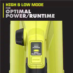RYOBI ONEAND HP 18V BRUSHLESS Whisper Series 130 MPH 510 CFM Cordless Battery