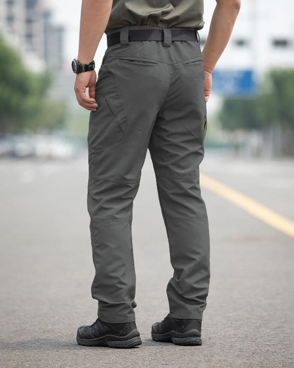 Men's Stretch Tactical Cargo Pants Waterproof Ripstop Lightweight Hiking Pants