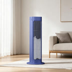 Portable Rechargeable Air Cooler Fan with Remote Control, 3 Speeds LED Touch