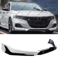 3PCS Front Lip Spoiler Splitter for Honda Accord 2021-2022 ACR Platinum White