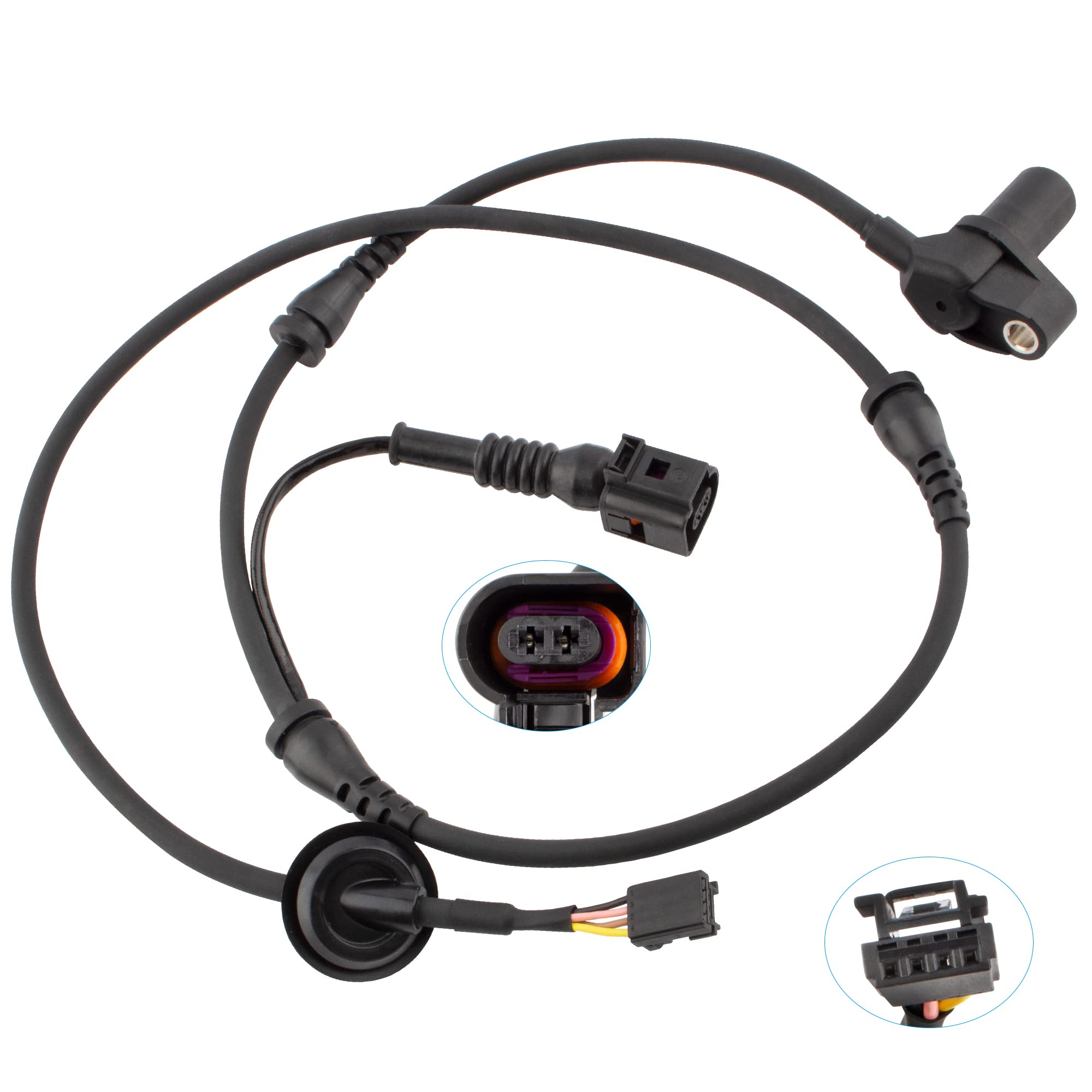 BOXI Front Left or Right Side ABS Wheel Speed Sensor Fit for Audi A4 / A4