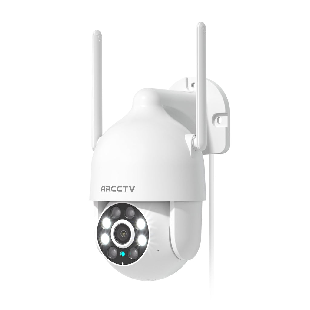 ARCCTV 2K Security Camera Outdoor, 2.4G/5G WiFi 24/7 Recording Security Camera,