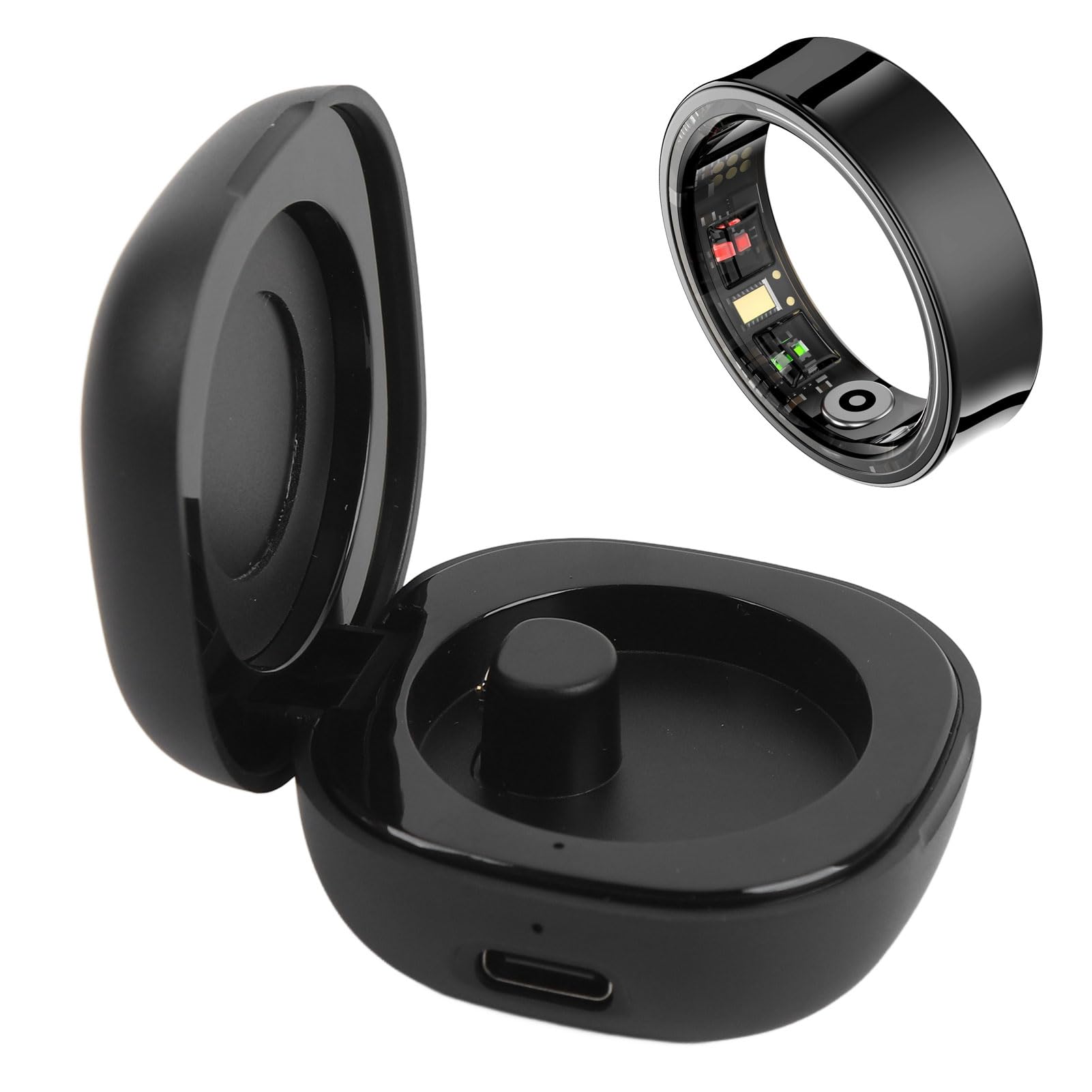 Charger Case for Smart Ring, Portable Charger Box for R02 R03 R06 R11M R8 H01